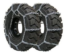 Sniego ir ledo grandinės šakinių krautuvų padangoms