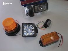 Krautuvų ir statybinės technikos žibintai