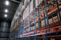 Galinis apsauginis tinklas paletiniams stelažams