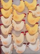 Velykines vištos tortams ir keksiukams