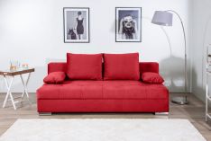 Minkšta sofa/sofa–lova su dėže patalynei „Tania”