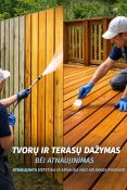 Tvorų ir terasų dažymas bei atnaujinimas