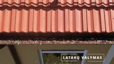 Lietvamzdžių latakų valymas