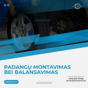 Padangų montavimas, balansavimas