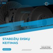 Stabdžių diskų keitimas