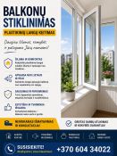 Balkonų stiklinimas