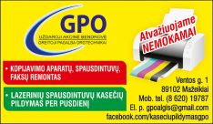 Lazerinių kasečių pildymas
