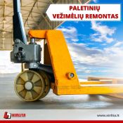 Paletinių kėlimo vėžimėlių remontas