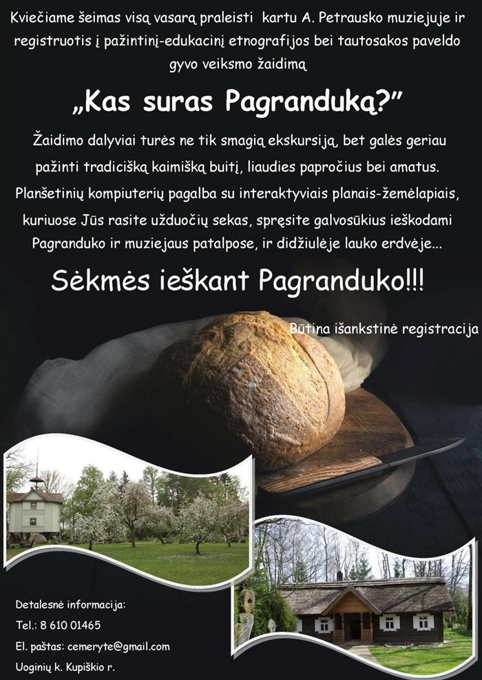 Kas suras Pagranduką? Kas suras Pagranduką?
