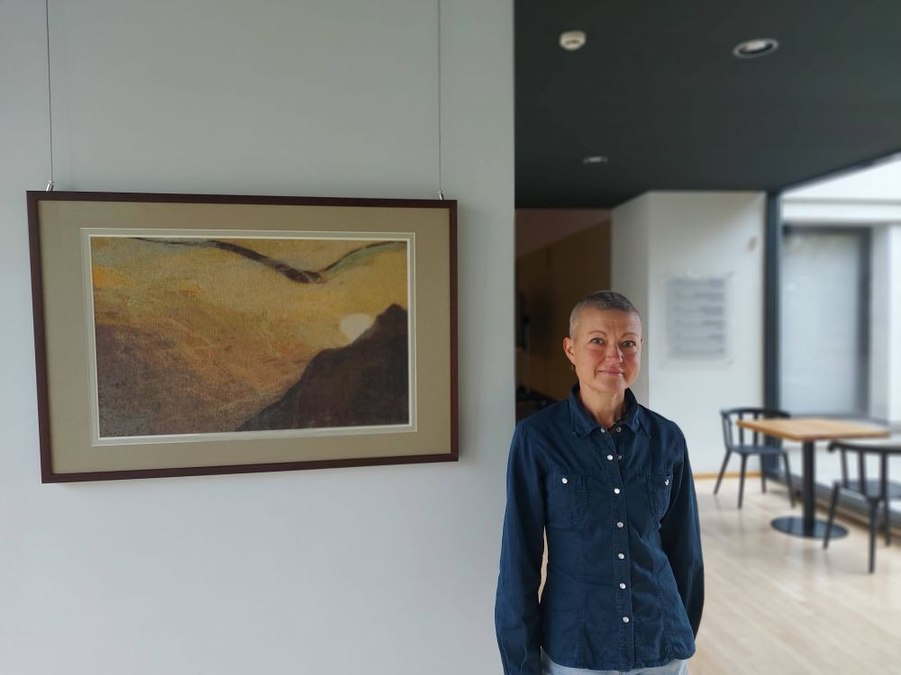 Audronės Zupkienės paroda „Siuvinėtas Čiurlionis“ Audronės Zupkienės paroda „Siuvinėtas Čiurlionis“