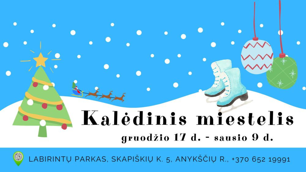 Labirintų parkas Anykščiuose įžiebs vienintelį Lietuvoje kalėdinių eglučių labirintą