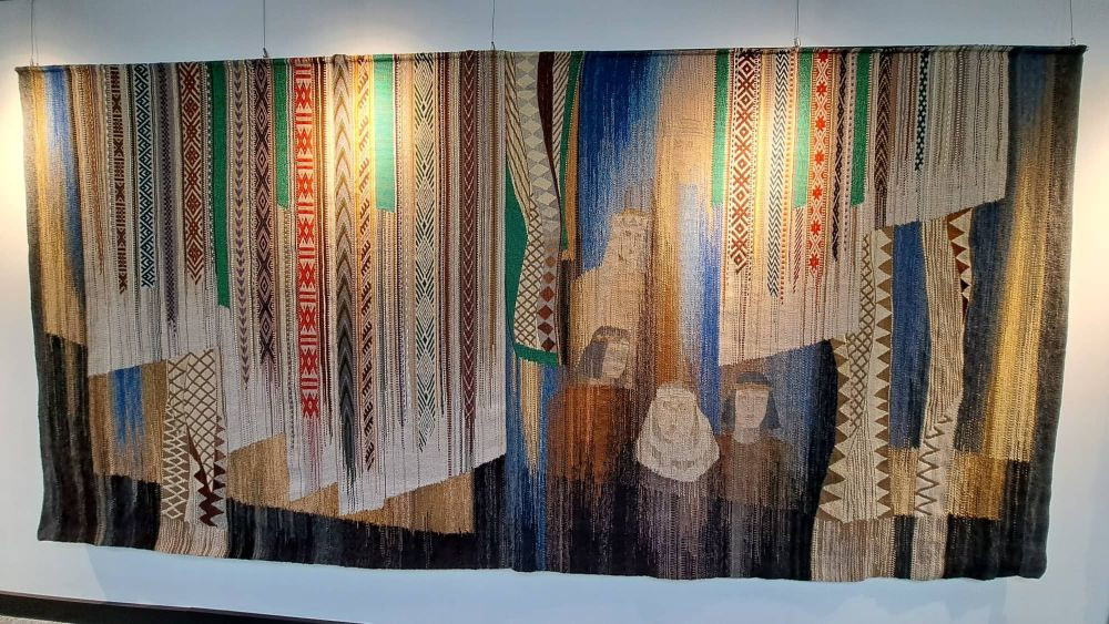 Zitos Mateičos tekstilės darbų paroda "Debesų keliu"