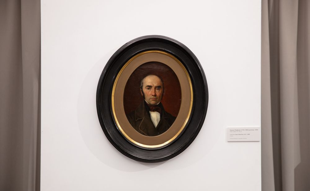 Vienintelis išlikęs portretas, kuriam pozavo Simonas Daukantas, eksponuojamas Šiauliuose